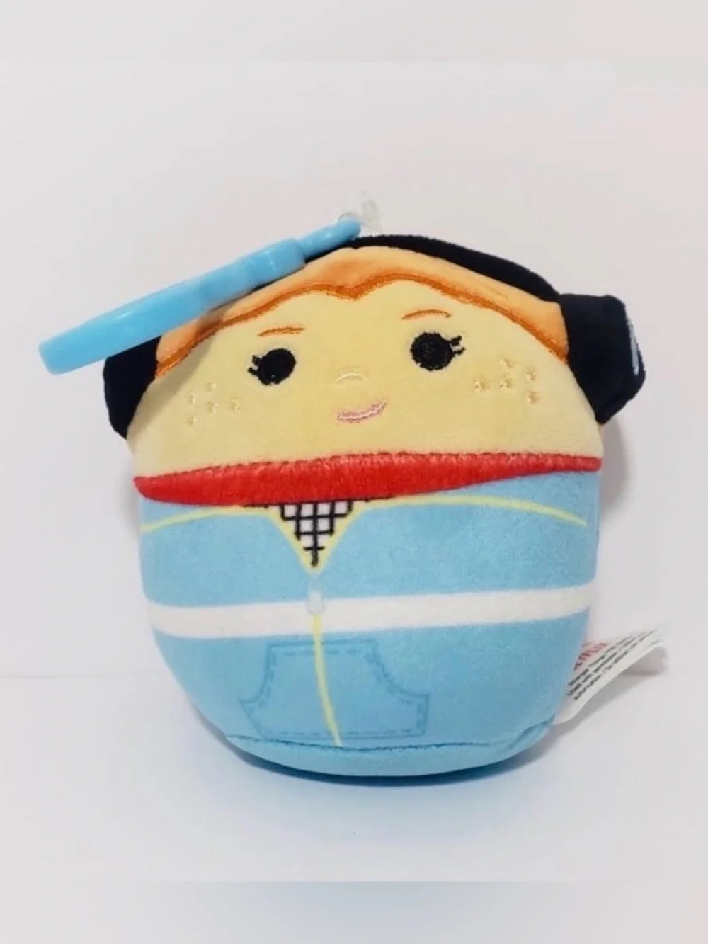🆕 Squishmallows Stranger Things Max Plush With Backpack Bag Keychain Clip 3.75”